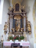 Seitenaltar der Pfarrkirche zu den Hl. Drei Königen in Forchheim-Burk