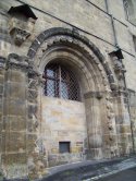 Westportal von St. Theodor (Karmel) in Bamberg (spätes 12. Jhdt.)