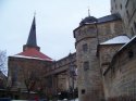 Schloss Thurnau: Nördlicher Teil der Kemenate, Archivbau und Wehrmauer