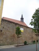 Gotischer Mauer von St. Nikolaus in Pinzberg