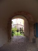 Innerer Durchgang in Burg Lisberg