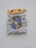 Wappen an der Kirche von Königsfeld