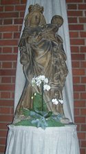 Sandstein-Madonna in Oberhaid