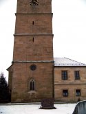 Turm von St. Jakobus in Ebing (im Kern 15. Jhdt.)