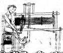 Darstellung eines Trittwebstuhls (ca. 1200)