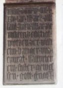 Stiftungstafel von 1445 in St. Martin