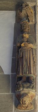 Junger König in Neunkirchen (Sandstein, 1350/60)