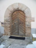 Romanisches Zickzackportal in Grobirkach