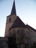 St. Veit in Burgebrach, Chor im Vordergrund