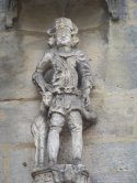 Statue an der Westfassade von St. Martin, ca. 1506