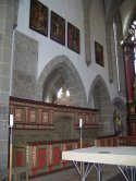 Chorgesthl der Michaelskirche in Neunkirchen